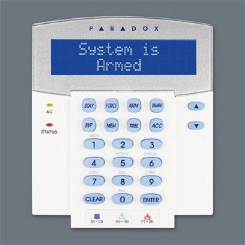 Tastatura LCD monocrom, 32 caractere Paradox K641R cu cititor de proximitate, Paradox