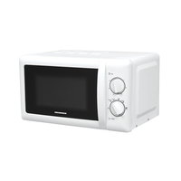 Cuptor cu microunde Heinner HMW-20MWH, 20 l, 700 W, Timer, Mecanic, Alb