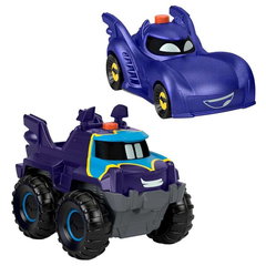 Set 2 vehicule Batwheels Light-Up Racers, 3 ani+, Fisher Price