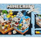 Set de constructie Dizuan, Lumea Minecraft cu lumini si parti mobile, 612 piese tip lego