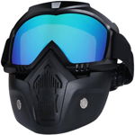 Masca de Protectie cu Ochelari Detasabili, cu destinatie Moto, ATV, SSV, QUAD, Avex