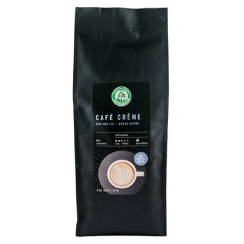 Cafea boabe prajita si deofeinizata – CAFE CREME, 500g LEBENSBAUM, Lebensbaum