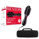 Set Perie electrica fixa REVLON One-Step Hair Dryer & Volumizer RVDR5222E2 si geanta transport RedLine Case One, Revlon
