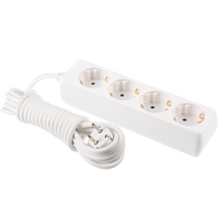 Prelungitor cu 4 prize Schuko, cablu 3 x 1.5 mm, lungime de 5 m, Comtec 2000