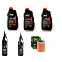 Pachet revizie atv can am G1 G2 G3 outlander 3 x XPS can am ulei 5w40 BRP, ULEI GRUP FATA XPS 75W90, ULEI GRUP SPATE SI CUTIE 75W140.FILTRU ULEI HIFLO HF152