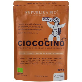 Ciococino baza pentru ciocolata calda ecologica Republica BIO