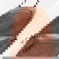 Rucsac de piele ecologica cu buzunare multiple, Francesca Rossi