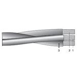 Cablu aluminiu torsadat bransament aerian monofazat T2XIR 10+16 UNIFILAR (RU/RE/SE), Cavi