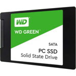 Solid-State Drive (SSD) WESTERN DIGITAL Green, 120GB, SATA3, 2.5", WDS120G2G0A