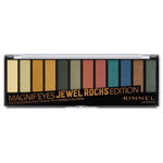 Paleta de farduri Rimmel London Magnif'Eyes Eye Contouring Palette 009 Jewel Rocks Edition, 14.2 g, Rimmel