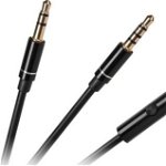 Cablu pentru casti cu microfon Kruger&Matz, 2 x jack stereo 3.5 mm, 1.2 m, Kruger&Matz