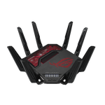 Router wireless ASUS ROG Rapture GT-BE19000, 19000 Mbps, Wi-Fi 6/7, 8 antene, 350,41x350,41x220,6mm