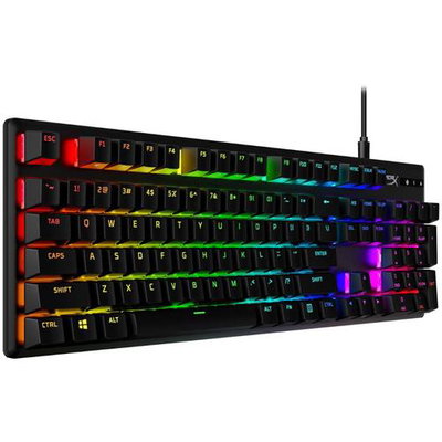 Tastatura HP HyperX Alloy Origins PBT mecanica type-C RGB neagra