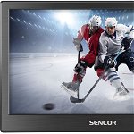 Televizor Sencor SPV 7012T LCD 10'', 1024 x 600 , DVB-T, Clasa A, Negru, Sencor