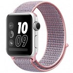 Curea pentru Apple Watch 42 mm iUni Woven Strap, Nylon Sport, Soft Lila