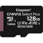 Card de memorie MICanvasRO SelectD Plus 100R CA1RD 128GB SDXCLASS Clasa 10, Kingston