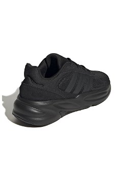 adidas Sportswear, Pantofi sport cu insertii de piele intoarsa Ozelle, Negru, 7.5