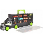 Camion Dickie Toys Carry and Store Transporter cu 4 masinute si accesorii, Dickie Toys