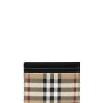 Burberry BURBERRY Check motif credit card case BEIGE, Burberry