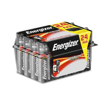 Baterii Energizer ALKALINE POWER VALUE BOX LR03 AAA (24 uds) Negru, Energizer