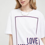 Love Moschino tricou din bumbac