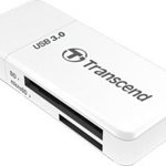 Card reader transcend USB 3.0 Multi Card Reader alb (TS-RDF5W), Transcend