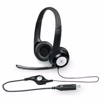 CASCA Logitech ''H390" USB Stereo Headset with Microphone "981-000406"