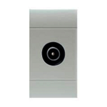 TV OUTLET\nMALE GREY TERMINATED 75 OHM, Scame