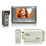 Kit Interfon video SilverCloud House 715 cu ecran LCD de 7 inch si Yala electromagnetica SilverCloud YR300, PNI