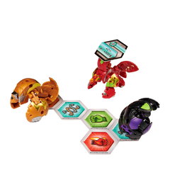 Bakugan Figurine Starter Pack Howlkor Serpenteze Ultra Maxodon 