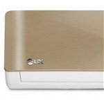 Aparat de aer conditionat LDK Deluxe Gold 16.3, 16300 BTU, Inverter, Wifi, Clasa A++ (Alb/Auriu)