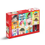 Puzzle Cats with Hats - Puzzle adulți 1000 piese, D-Toys
