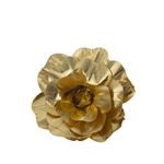 Floare artificiala, trandafir textil auriu, 30 cm