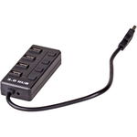 HUB USB 3.0-A la 4 x USB-A cu switch ON/OFF, AK-AD-33