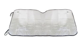 Parasolar parbriz argintiu din spuma EPE 145x70 cm, AMIO