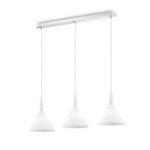 Pendul COCKTAIL SP3, sticla, alb, 3 becuri, dulie E14, 074245, Ideal Lux, Ideal Lux