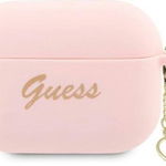 Guess Husă Guess GUAP2LSCHSP Husă Apple AirPods Pro 2 roz/roz Silicone Charm Heart Collection, Guess