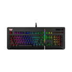 Tastatura gaming mecanica Thermaltake Premium Level 20, Cherry MX Speed Silver switch, RGB, negru