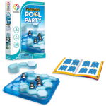 Joc de logica Penguins Pool Party cu 60 de provocari limba romana, Smart Games