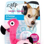 ALL FOR PAWS Ultrasonic Jucărie pentru câini DJ Flamingo Ultrasonic S, 27x22x9cm, All For Paws