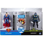 Set 2 figurine flexibile Superman si Darkseid cu 6 accesorii, Spin Master, 