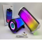 Boxa Portabila Bluetooth, Wireless, Radio FM, Cu Lumini RGB, Baterie 1500 mAH, 8h de Functionare, Cu Jack Inclus de 3.5 mm, ENGROSS, 