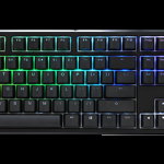 Tastatura Ducky One 2 Backlit PBT Gaming Tastatur, MX-Brown, RGB LED - schwarz (US)