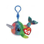 Plus breloc 8. 5 cm Boos Nori Narval multicolor Ty, TY