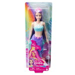 Papusa Barbie Mattel Mermaid coada mov si albastra HGR10