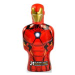 Spumant de baie si sampon Avengers, 350 ml, figurina 3D Iron Man, Marvel Avengers