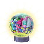 Puzzle glob Ravensburger - Luminos Trolls, 72 piese (12138), Ravensburger