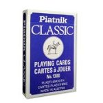 Carti de joc Classic, spate albastru, 