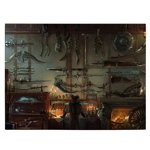 Tablou afis Bloodborne - Material produs:: Tablou canvas pe panza CU RAMA, Dimensiunea:: 80x120 cm, 