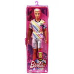 Papusa Barbie Ken Fashionista Checkered Shirt (grb90) 